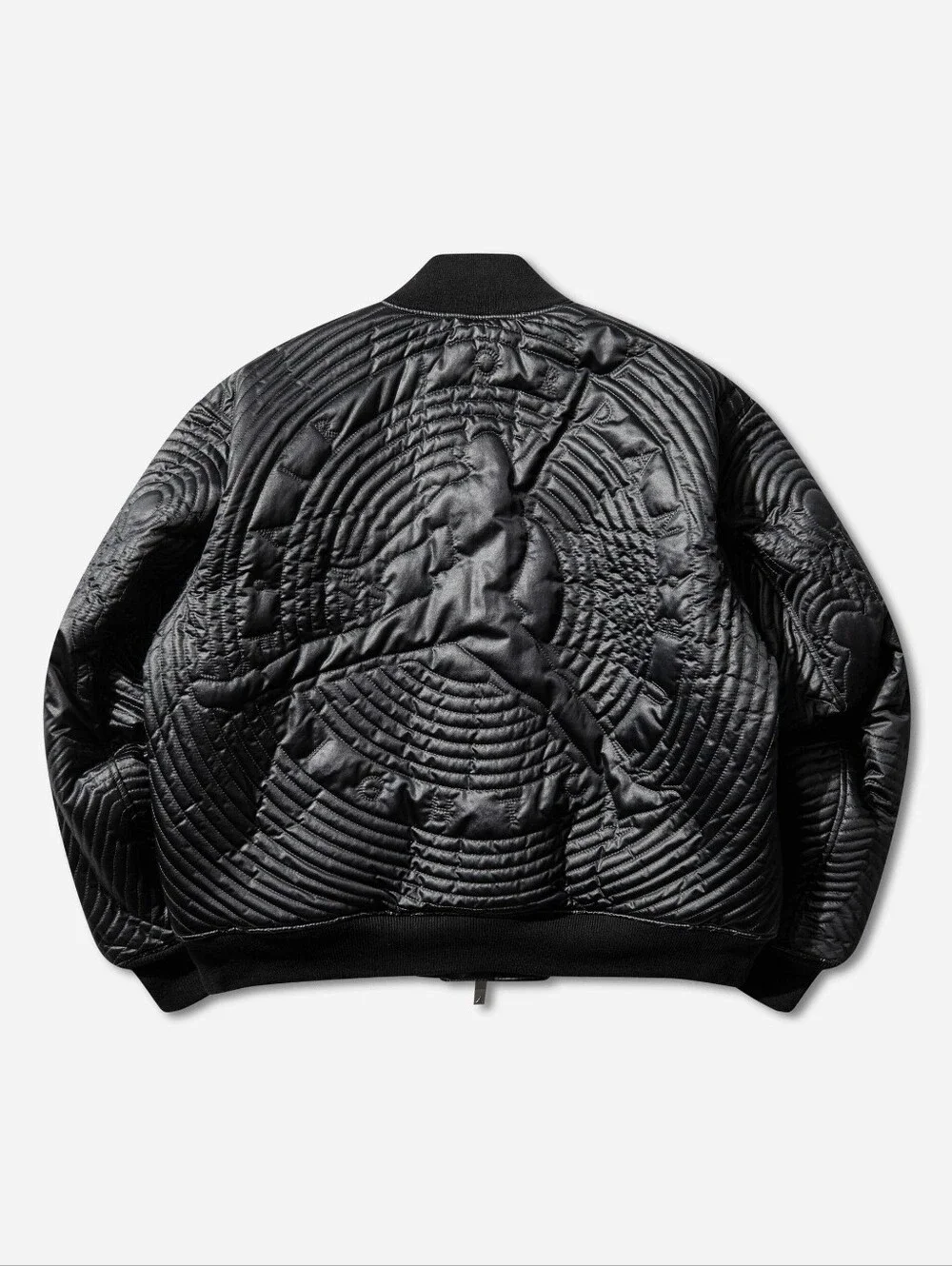Nike Air Jordan Flight Black Quilted Bomber Jacket Men’s XL NWT